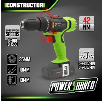 PERCEUSE PERC. MAX 20V SANS BAT/CHARG