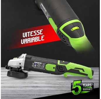 HAAKSE SLIJPER 1200W 125MM VAR.SNELHEID