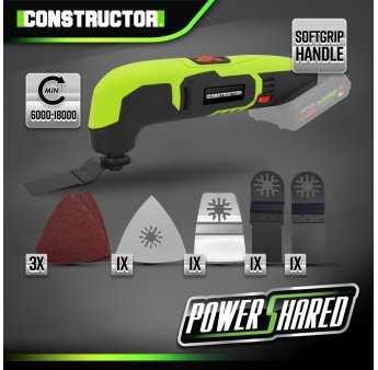 MULTIFONCT.TOOL MAX 20V ZONDER BAT/LADER