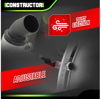 GROEFMACHINE 1700W - 2 ZAAGBLAD 150MM