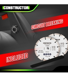 GROEFMACHINE 1700W - 2 ZAAGBLAD 150MM