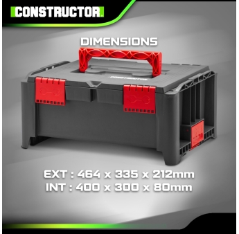 BOITE A OUTILS EMPILABLE 464X335X212MM