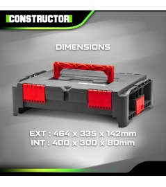 BOITE A OUTILS EMPILABLE 464x335x142MM