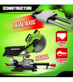 SCIE A ONGLET 1800W 255MM LASER