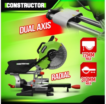 SCIE A ONGLET 1800W 255MM LASER