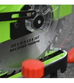 SCIE A ONGLET 1800W 255MM LASER