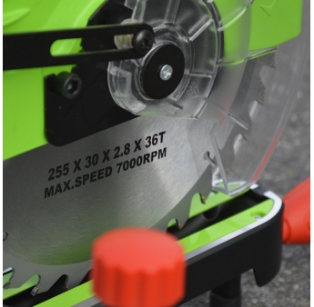 SCIE A ONGLET 1800W 255MM LASER