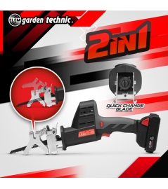 SCIE A EBRANCHER 20V LITHIUM 2Ah