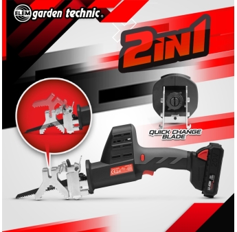 SCIE A EBRANCHER 20V LITHIUM 2Ah