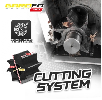 Broyeur de végétaux électrique 2800W 44MM