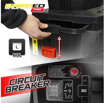 Broyeur de végétaux électrique 2800W 44MM