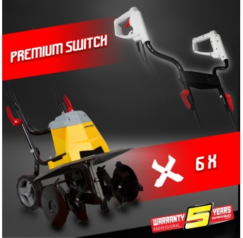 Motobineuse électrique 1500W - 6 Fraises