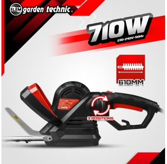 TAILLE HAIES 710W - POIGNEE ROTATIVE