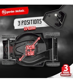 Tondeuse à gazon électrique 1300W- 32cm