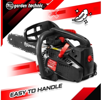 Elagueuse thermique 25cc - guide 25cm - 2 temps - Livrée avec 2 chaînes