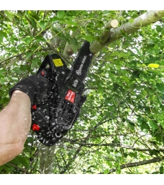 Elagueuse thermique 25cc - guide 25cm - 2 temps - Livrée avec 2 chaînes