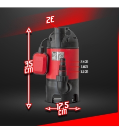 POMPE VIDE CAVE EAUX  CHARGEES 750W