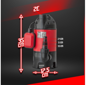 POMPE VIDE CAVE EAUX  CHARGEES 750W