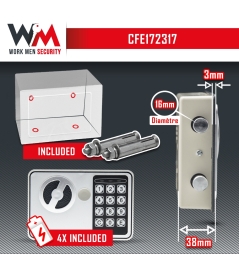 COFFRE FORT ELECTRONIQUE 17X23X17