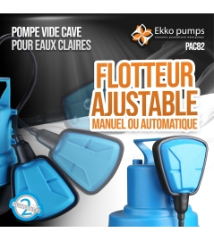 POMPE VIDE CAVE 200W EAUX CLAIRES-NFS