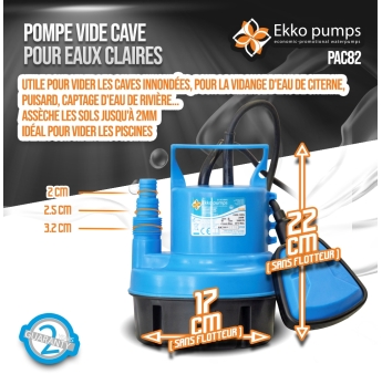 AUTO.DOMPELPOMP 200W ZUIVER WATER-NFS