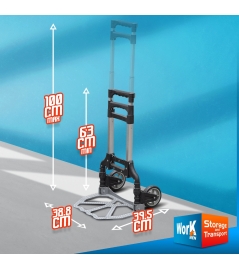 ALUMINIUM TROLLEY MAX 70KG