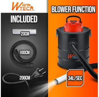 1200W 20L asafzuiger met ventilator