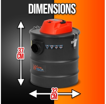 1200W 20L asafzuiger met ventilator