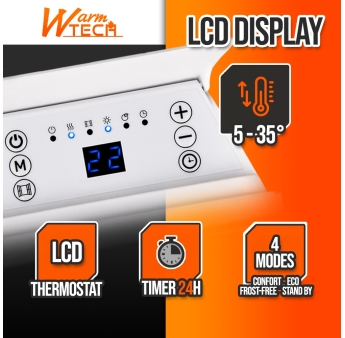 2000W elektrische wandverwarming