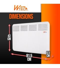 2000W elektrische wandverwarming