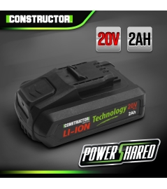 Batterie Lithium max 20V - 2Ah pour Powershared Constructor