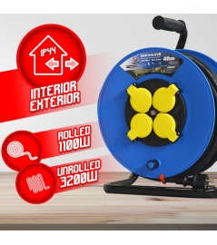 4 KABELHASPEL -H07RN-3G1.5MM²-40M