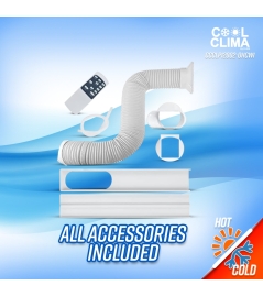 Climatiseur mobile réversible chaud/froid 12000BTU - 3.5KW avec télécommande et fonction Wifi 