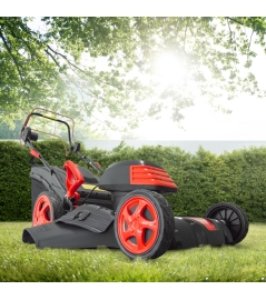 Tondeuse à gazon électrique tractée 1800W - 46CM avec carter en acier