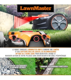 Autonome 24V accugrasmaaier - De eenvoudigste robot op de markt + 24v kantensnijder en 2 accu's