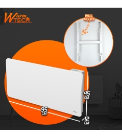 Radiateur inertie céramique 2000 W - IP24 – Fil pilote 6 ordres.