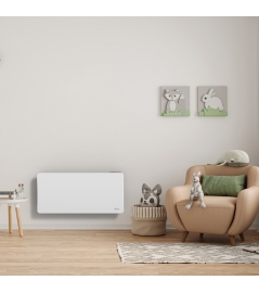 Radiateur inertie céramique 2000 W - IP24 – Fil pilote 6 ordres.