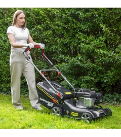 Tondeuse thermique autotractée 144.3cc - 42cm livrée avec 2 lames + mulching