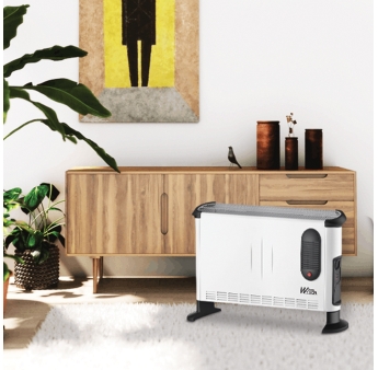 Verrijdbare elektrische convector 3000W met ventilator - 3 standen