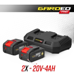 Balayeuse pour gazon synthétique sur batterie - 2 x 20V - 4Ah