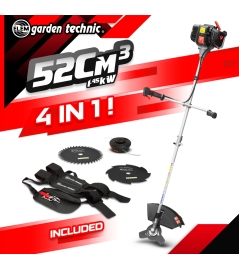 Débroussailleuse thermique 52cc - bobine + 3 lames