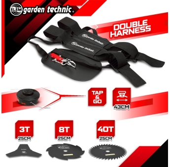 52cc thermal brushcutter - reel + 3 blades