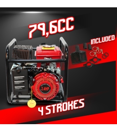 4-takt 79.6cc 7000l/h thermische waterpomp 