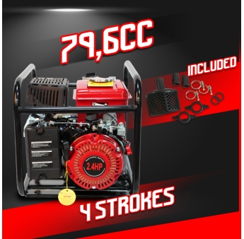 4-takt 79.6cc 7000l/h thermische waterpomp 