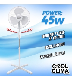 Staande ventilator 45W - 40cm