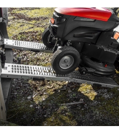 Lot de 2 rampes pliables en acier galvanisé 160cm - Charge max 500 kg/paire