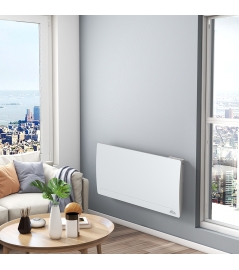 Radiateur inertie fonte 2000 W - IP24 - NF - Fil pilote 6 ordres.