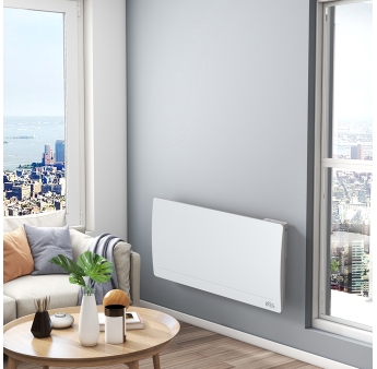 Gietijzeren radiator met inertie 2000 W - IP24 - NF - 6-draads pilootkabel.