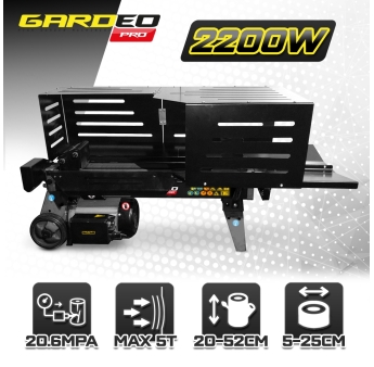 Fendeur de bûches horizontal 2200 W – 5 tonnes.