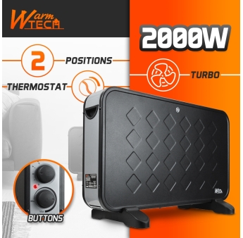 Convector 2000 W + turboventilatie